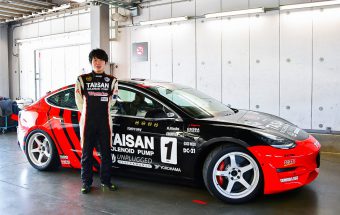 2021全日本EVグランプリシリーズ 第1戦 レポート③ – 「タイカンに乗り換えず、モデル3のままで戦ったのは大正解でした」（地頭所光選手）