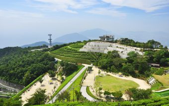 山口県防府市にある美しい眺望とツツジの名所「大平山山頂公園」