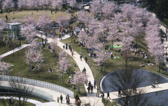 明治初期に新潟県令・楠本正隆により造営された日本最初の都市公園の一つ「白山公園」